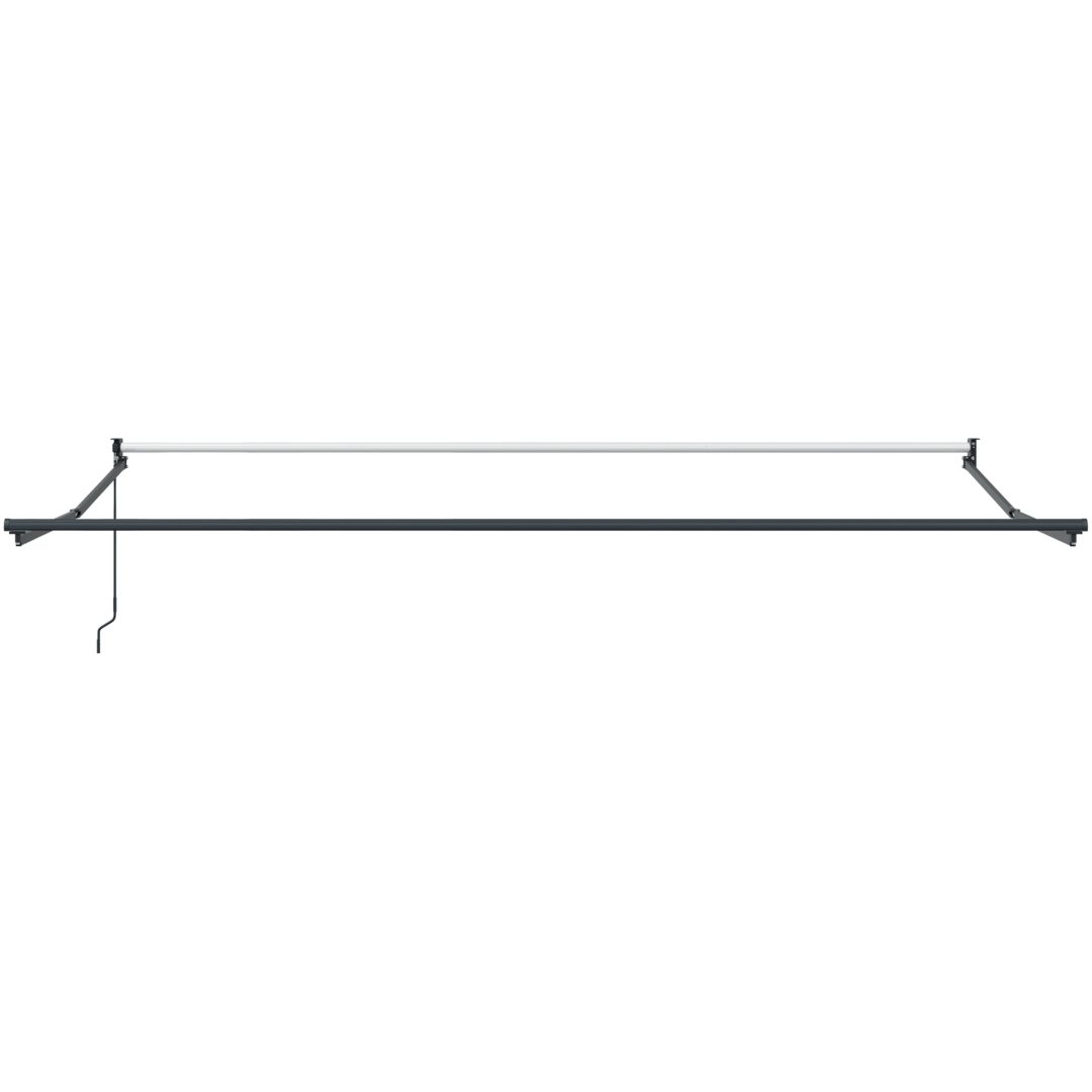 Automatisk Utdragbar Markis Orange och Brun vidaXL 3.5 x 2.5 m – bild 7