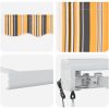 Automatisk Utdragbar Markis Randig vidaXL 300 x 250 cm – miniatyr 8