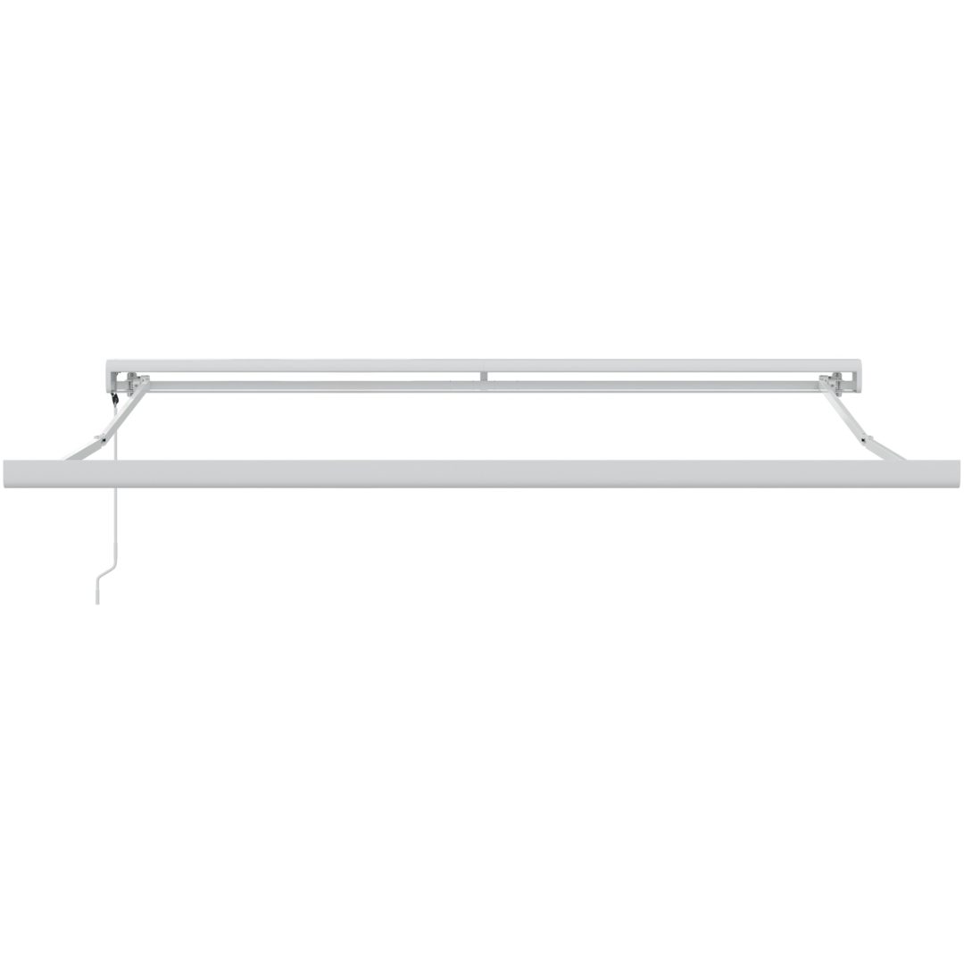 Automatisk Utdragbar Markis Röd och Vit Rand vidaXL 300 x 250 cm – bild 7