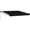 Automatisk Utdragbar Markis Svart 300x250 cm vidaXL Large – miniatyr 2