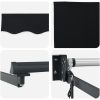 Automatisk Utdragbar Markis Svart 300x250 cm vidaXL Large – miniatyr 8