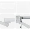 Automatisk Utdragbar Markis Vit 300x250 cm, Markis Ersättningstyg för 3x2,5 m Ram Vit vidaXL Stor – miniatyr 8