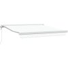 Automatisk Utdragbar Markis Vit, Markis Ersättningsfabric för Ram Vit vidaXL 300 x 250 cm – miniatyr 2