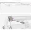 Automatisk Utdragbar Markis Vit, Markis ersättningstyg för ram Vit vidaXL 3 x 2.5 m – miniatyr 10