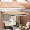 Automatiska Hopfällbara Markis Multicolour Stripe vidaXL 300 x 250 cm – miniatyr 1