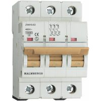 Automatsäkring, Malmbergs, 13A, 3P, B-Typ MALMBERGS