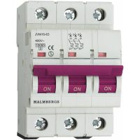 Automatsäkring, Malmbergs, 32A, 3P, B-Typ MALMBERGS