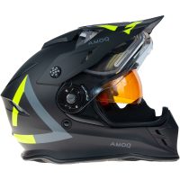 Äventyrshjälm Adaptor Svart Gul AMOQ