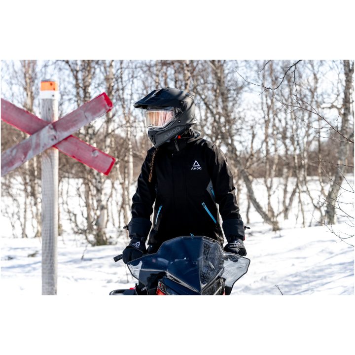 Äventyrshjälm Recoil Kolfiber Svart AMOQ XS – bild 5