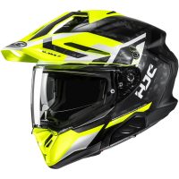 Äventyrshjälm RPHA 60 Dakar Svart/Fluo Gul HJC