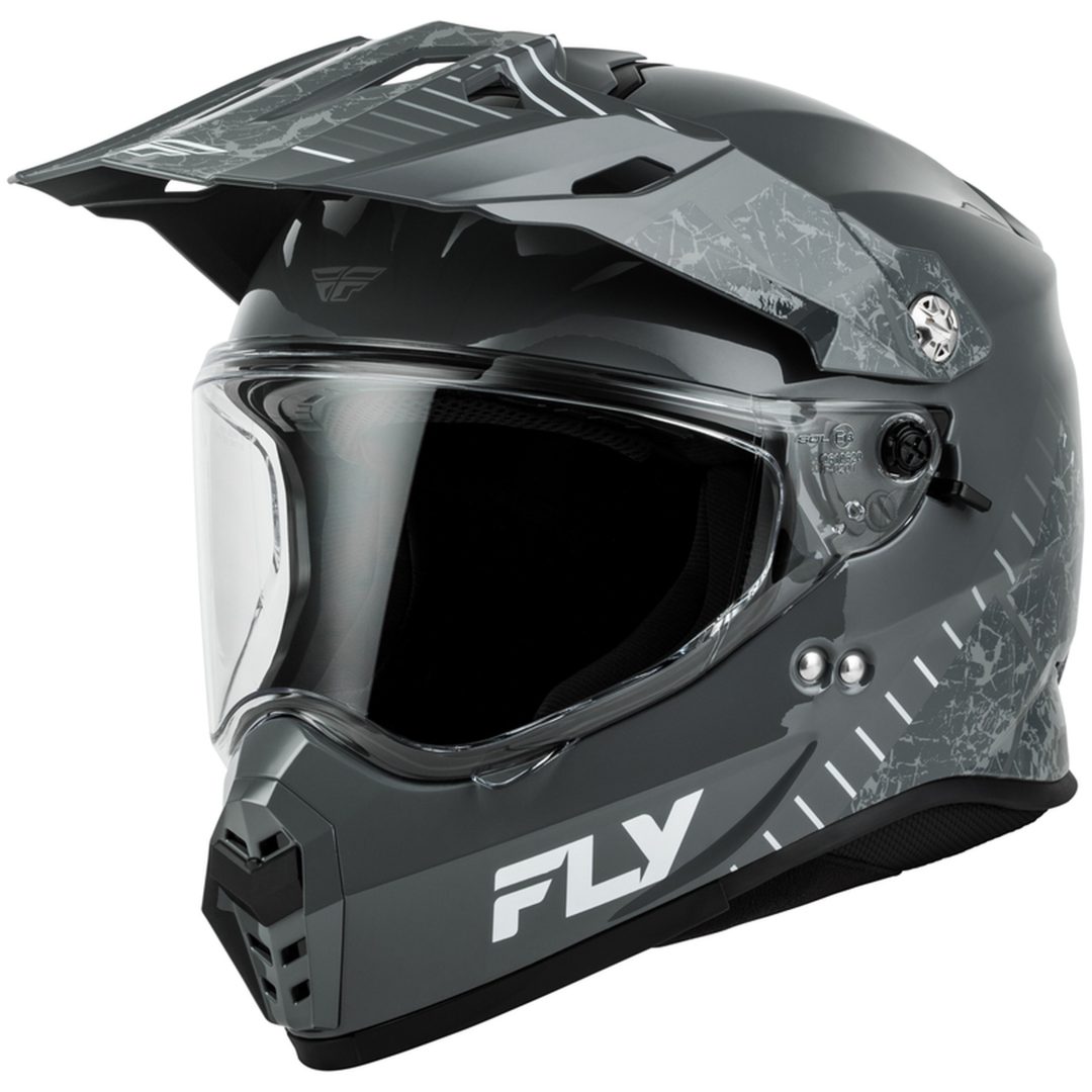 Äventyrshjälm Trekker Grå FLY RACING s