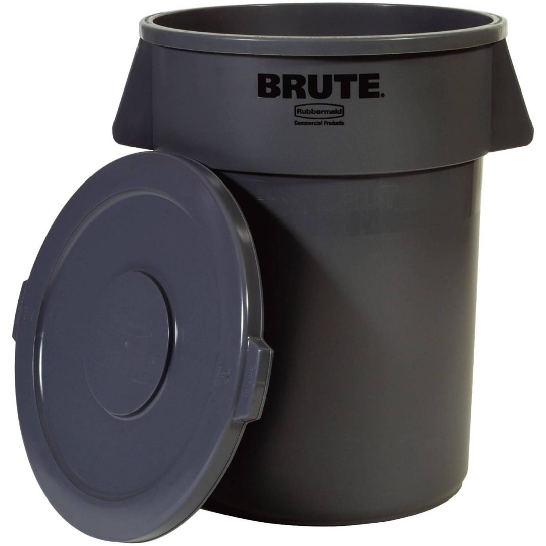 Avfallstunna Brute PLASTCONTAINER BRUTE 76L GRÅ – bild 7