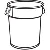 Avfallstunna Brute PLASTCONTAINER BRUTE 76L GRÅ – miniatyr 3
