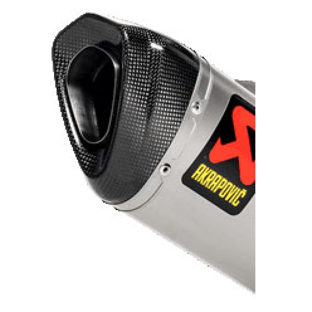 Avgasändlock Svart AKRAPOVIC Ändkåpa
