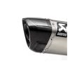 Avgasändlock Svart AKRAPOVIC Ändkåpa – miniatyr 1