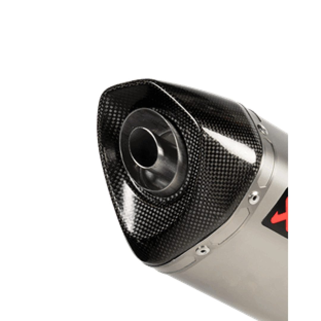 Avgasändlock Svart AKRAPOVIC Ändkåpa