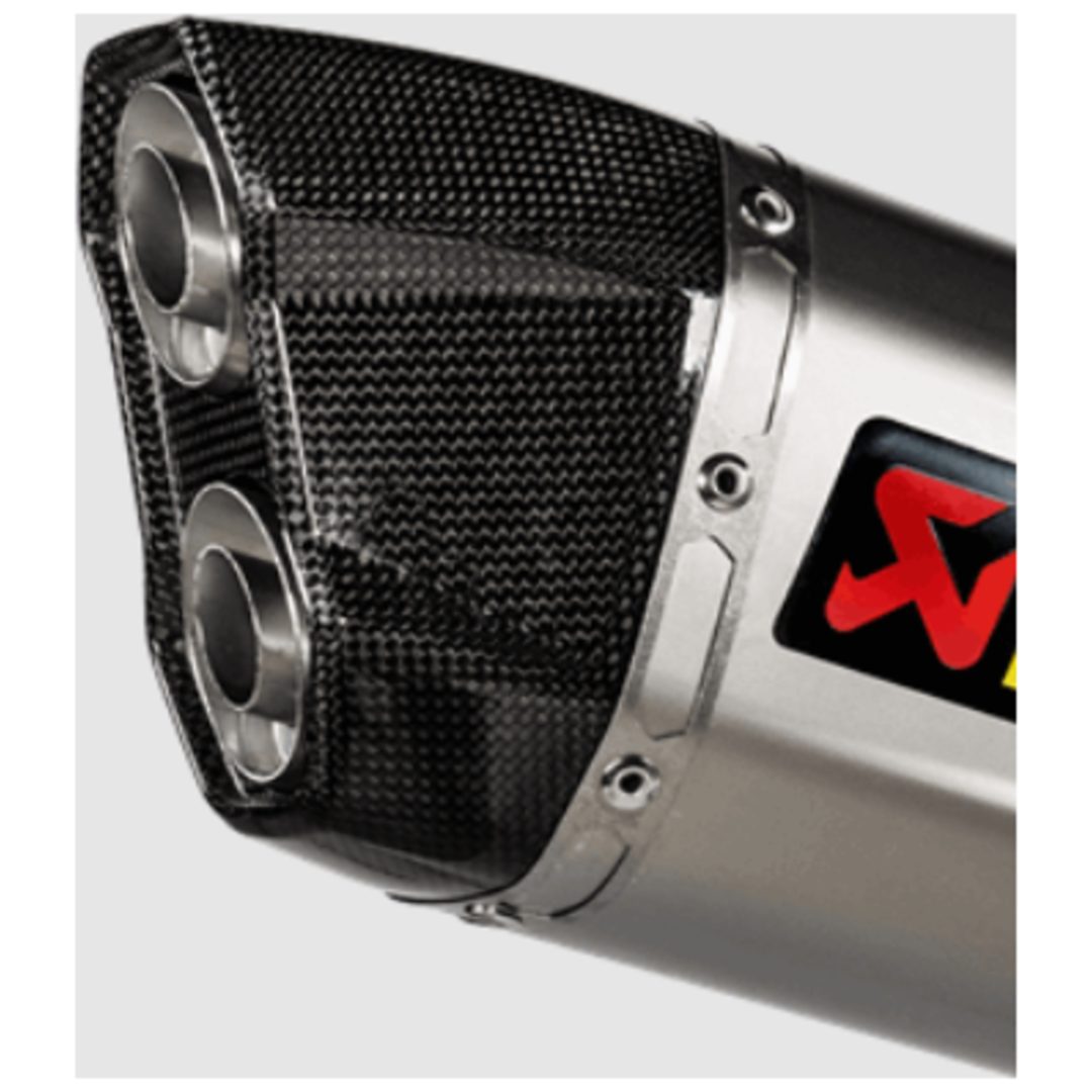 Avgasändlock Svart AKRAPOVIC Ändkåpa