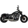 Avgassystem 2-into-1 Ripper Super Bike Svart Rostfritt Stål BASSANI XHAUST Ljuddämpare – miniatyr 2
