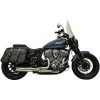 Avgassystem 2-into-1 Ripper Super Bike Svart Rostfritt Stål BASSANI XHAUST Ljuddämpare – miniatyr 1