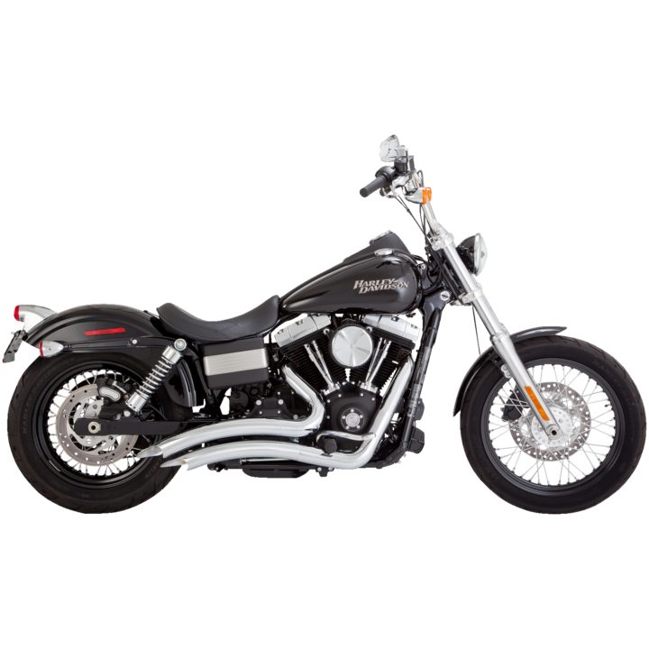 Avgassystem 2-into-2 Big Radius Krom VANCE & HINES Ljuddämpare – bild 2