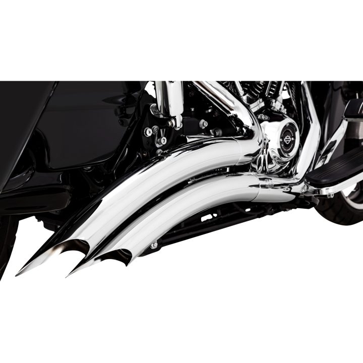 Avgassystem Big Radius Krom VANCE & HINES Ljuddämpare – bild 3