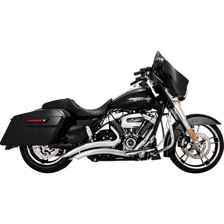 Avgassystem Big Radius Krom VANCE & HINES Ljuddämpare – bild 2