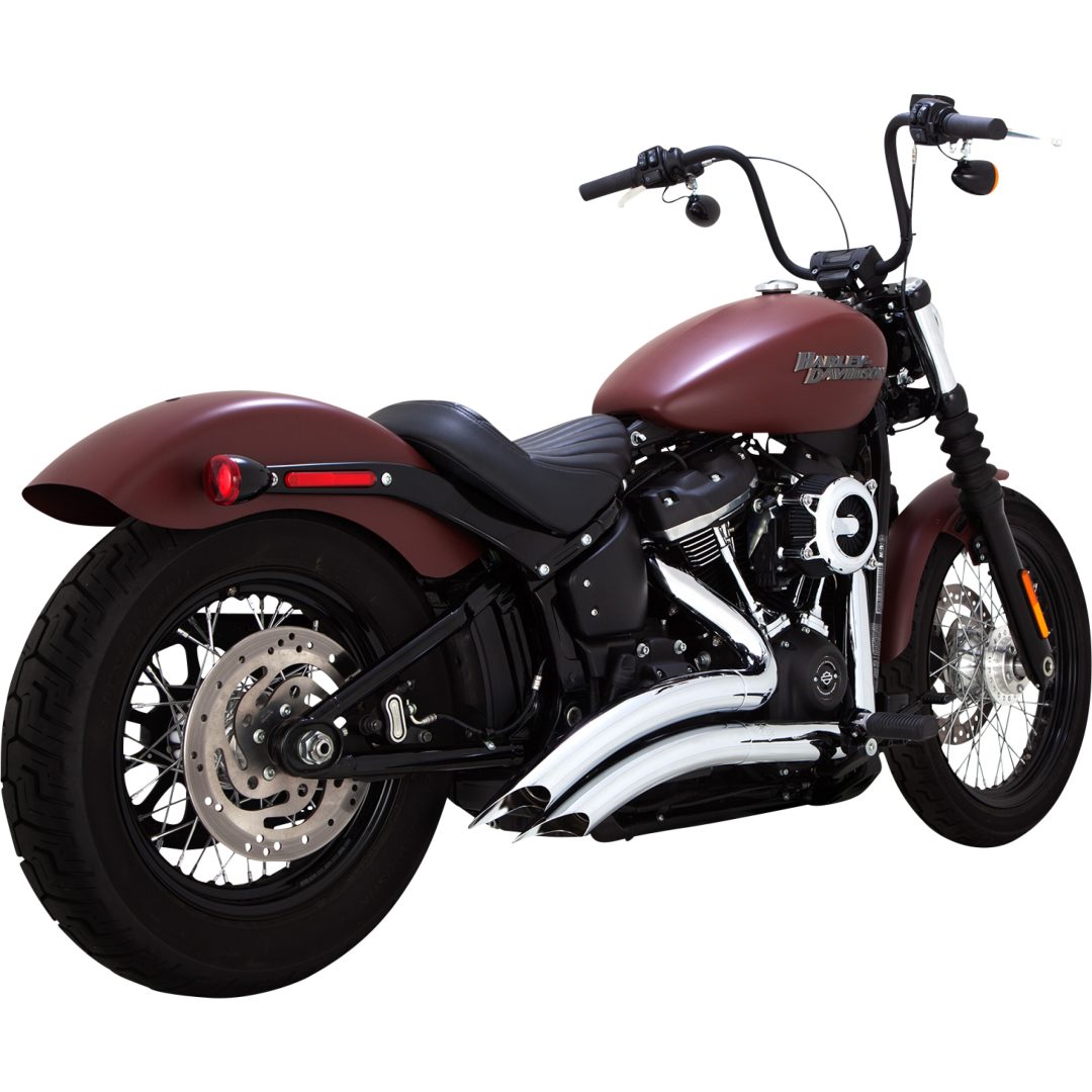 Avgassystem Big Radius Krom VANCE & HINES Ljuddämpare