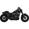 Avgassystem Big Shots Staggered 2-into-2 Svart Mildstål VANCE & HINES Ljuddämpare – miniatyr 2