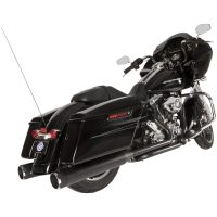 Avgassystem El Dorado Dual Svart Rostfritt Stål S&S Cycle