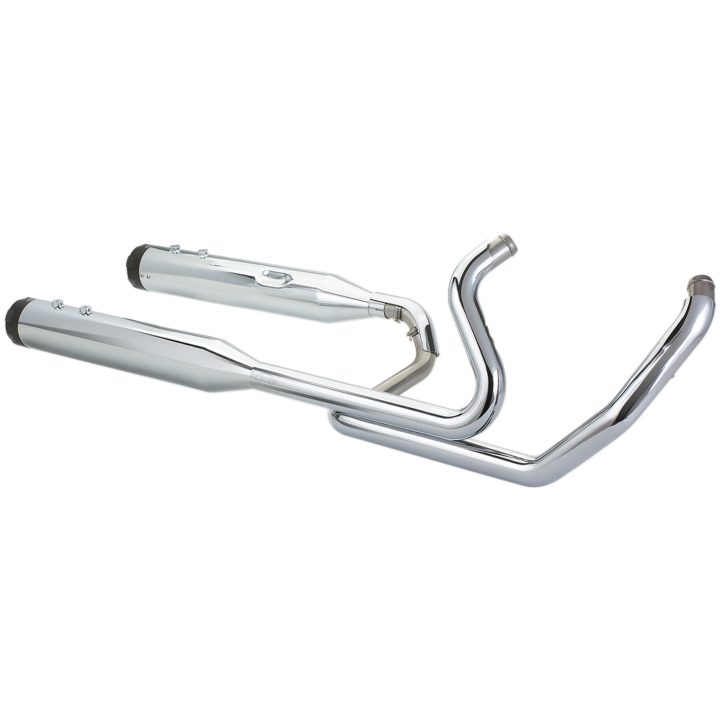 Avgassystem El Dorado Dual Svart Rostfritt Stål S&S Cycle Ljuddämpare – bild 3