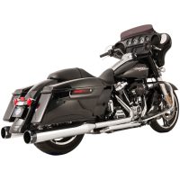 Avgassystem El Dorado Dual Svart Rostfritt Stål S&S Cycle