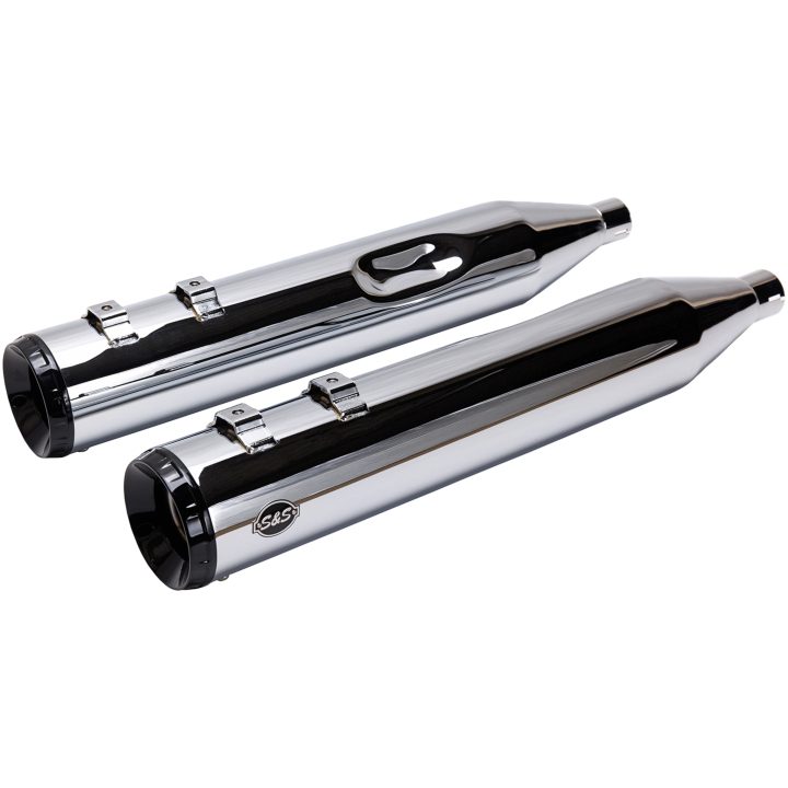 Avgassystem Gnx Slip-on Krom/Silver/Svart S&S Cycle Ljuddämpare – bild 6