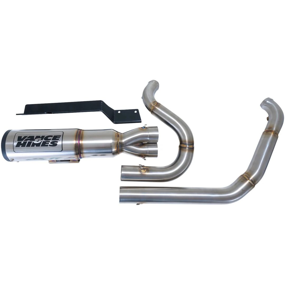 Avgassystem Hi Output Svart/Matt 304 Rostfritt Stål VANCE HINES Ljuddämpare – bild 3
