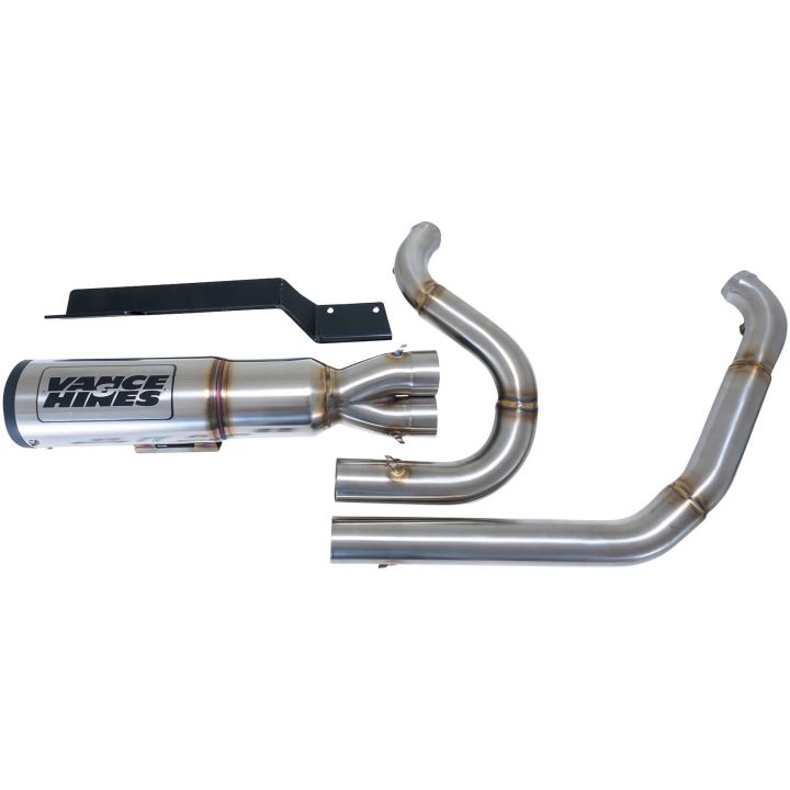 Avgassystem Hi Output Svart/Matt 304 Rostfritt Stål VANCE HINES Ljuddämpare – bild 3