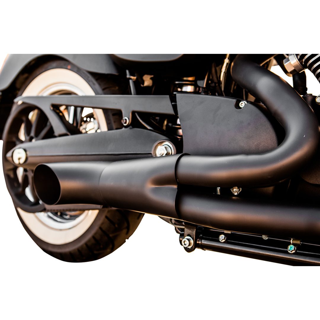 Avgassystem Hot Rod 2:1 Svart Rostfritt Stål TRASK EXHAUST 2:1 HT ROD VIC B – bild 2