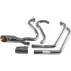 Avgassystem Hot Rod 2:1 Svart Rostfritt Stål TRASK EXHAUST 2:1VIC W/BG SUP C – miniatyr 2