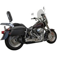 Avgassystem Ripper 2-i-1 Kort Slash-cut Krom BASSANI XHAUST