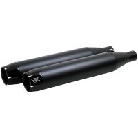 Avgassystem Slip-on 3-1/2" Softail Shredder Svart KHROME WERKS