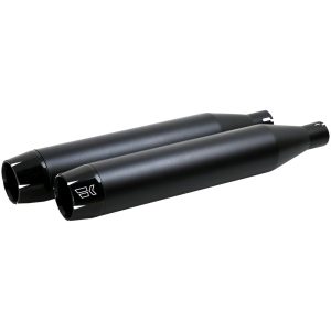 Avgassystem Slip-on 3-1/2" Softail Shredder Svart KHROME WERKS