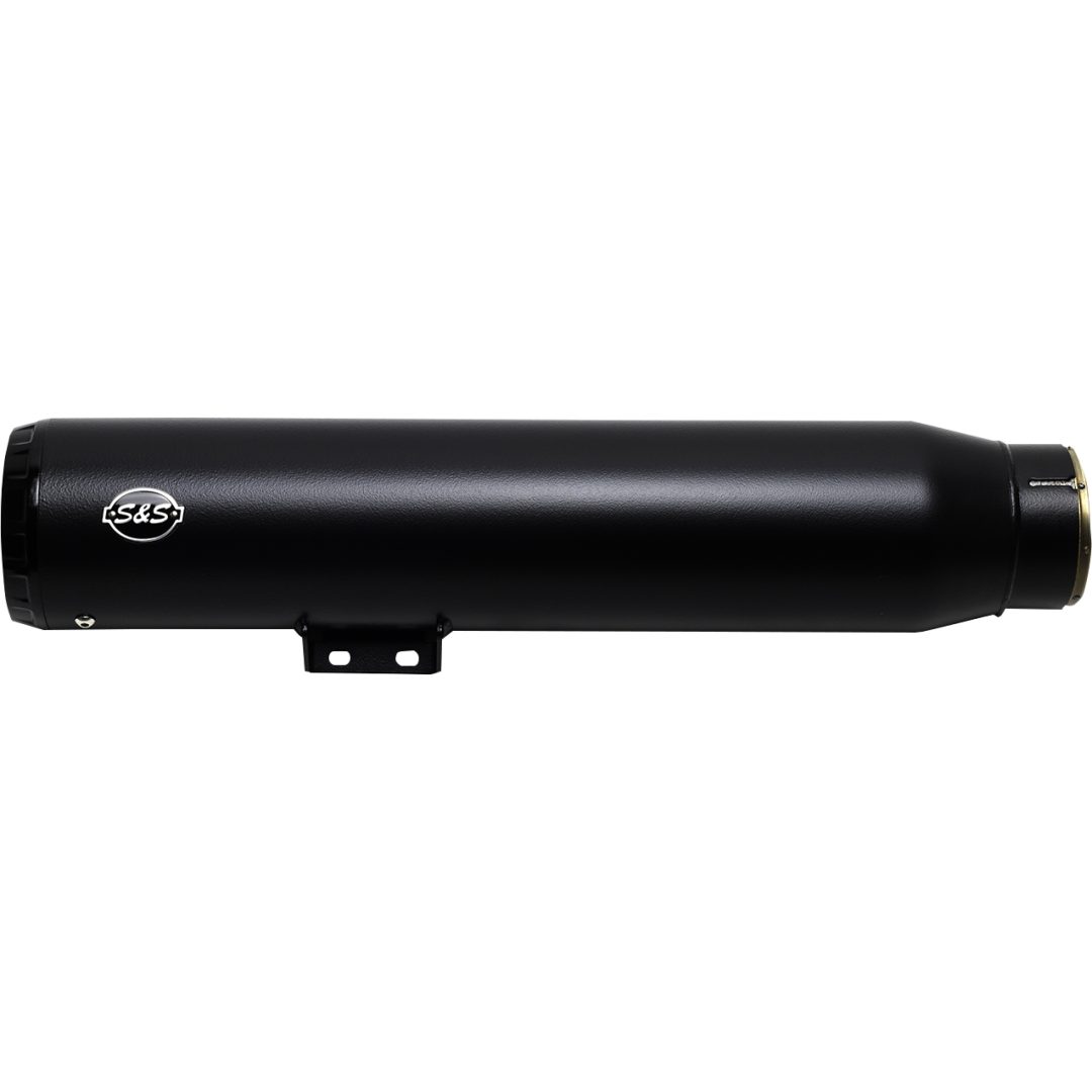 Avgassystem Slip-on 4-1/2 Grand National Svart S&S Cycle Ljuddämpare – bild 2