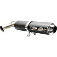 Avgassystem Slip-on 5 Stage Svart/Brushed/Cerakote TRINITY RACING