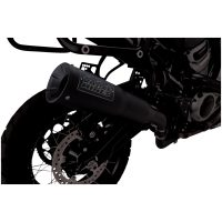 Avgassystem Slip-on Adventure Hi-output 450 Svart Rostfritt Stål VANCE HINES