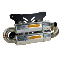 Avgassystem Slip-on Apx Aluminium/Anodiserad/Klar RJWC POWERSPORTS