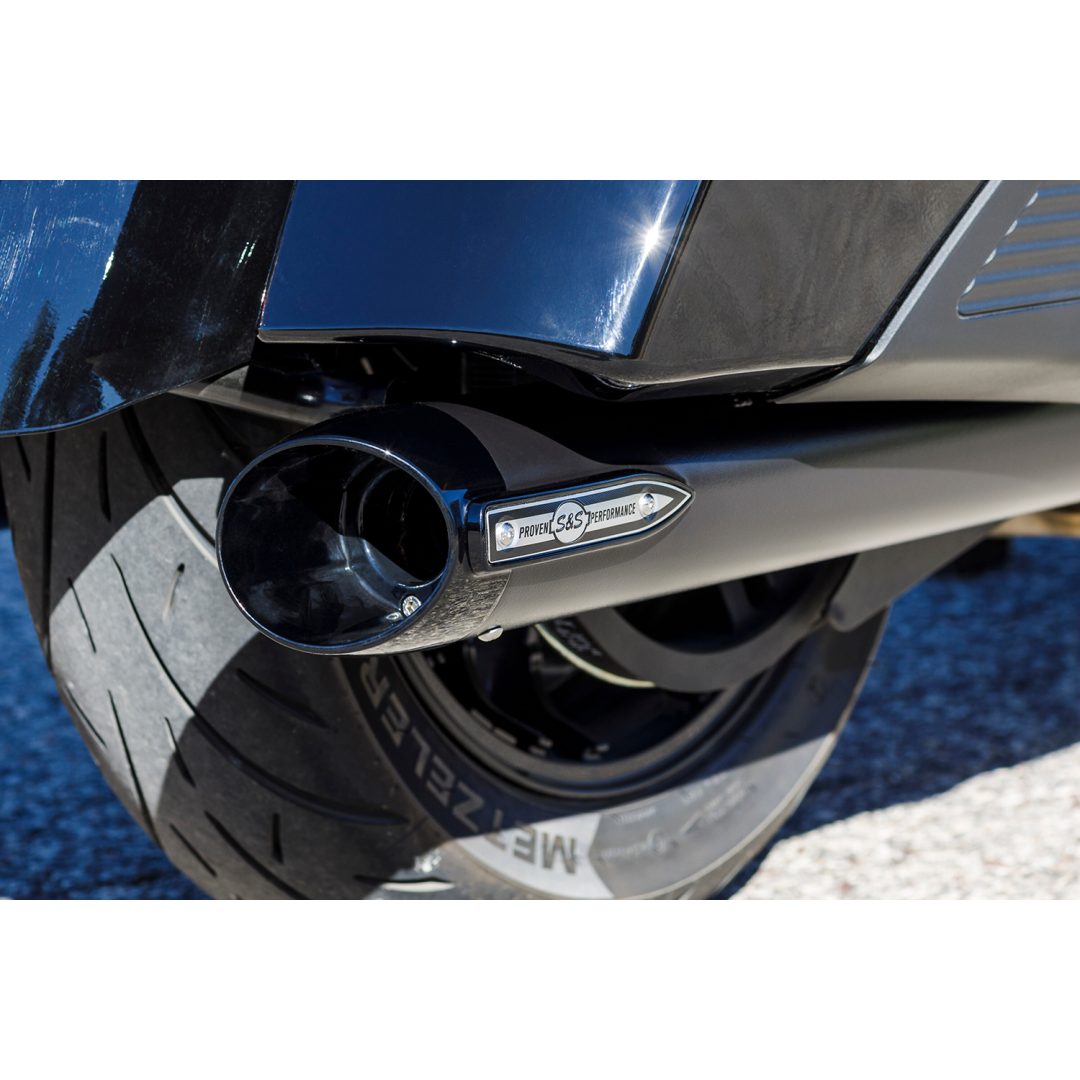 Avgassystem Slip-on Broadhead Krom S&S Cycle Ljuddämpare – bild 14