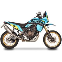 Avgassystem Slip-on Dakar Polerad/Titaniumlook SPARK