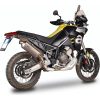 Avgassystem Slip-on Dakar Polerad/Titaniumlook SPARK Dämpare – miniatyr 1