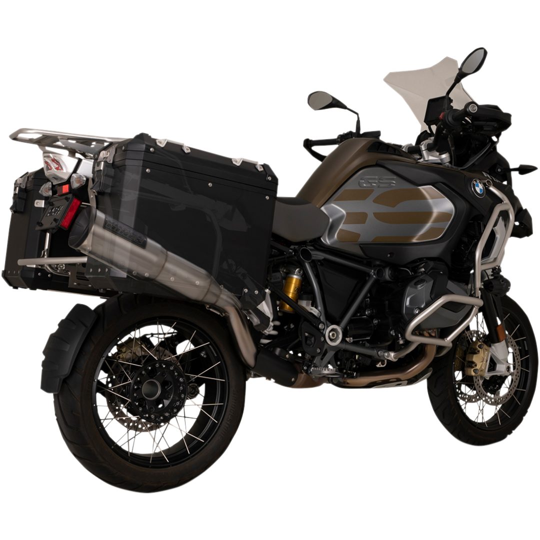 Avgassystem Slip-on Hi-output Adventure 500 VANCE & HINES Ljuddämpare