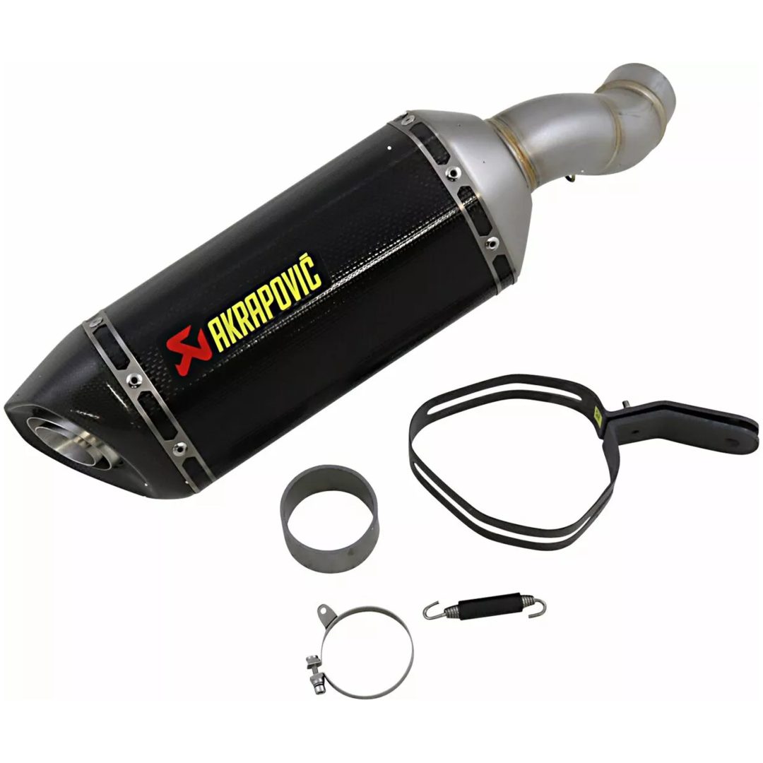 Avgassystem Slip-On Line Kolfiber Akrapovic Ljuddämpare – bild 2