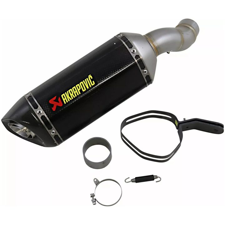 Avgassystem Slip-On Line Kolfiber Akrapovic Ljuddämpare – bild 2