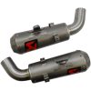 Avgassystem Slip-On Line Kolfiber Akrapovic Ljuddämpare – miniatyr 1